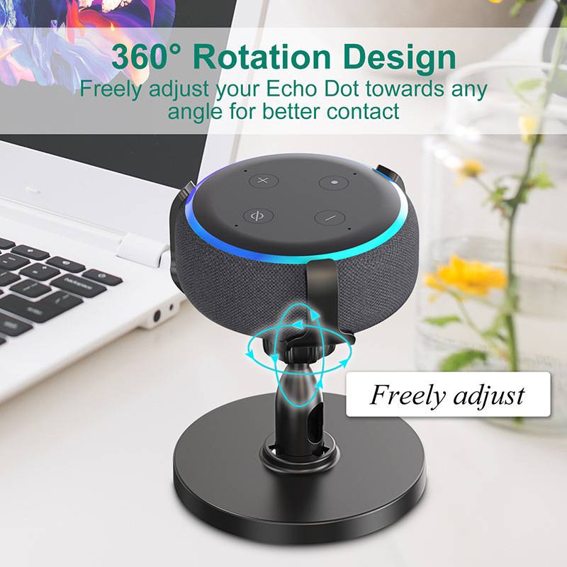Amazon Speaker Echo Pop - 에코닷 3세대 데스크탑 스탠드 360 °