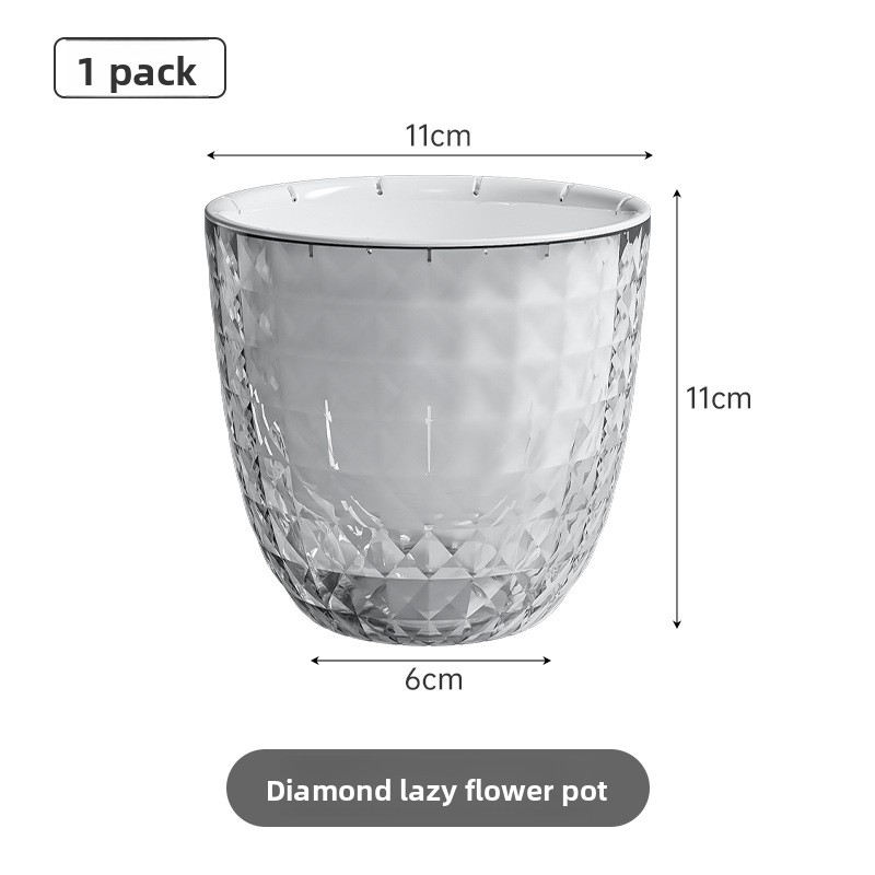 녹색 무용을 위한 투명한 플라스틱 게으른 화분, 자동  - Aloe Vera Pot 리뷰 및 가격