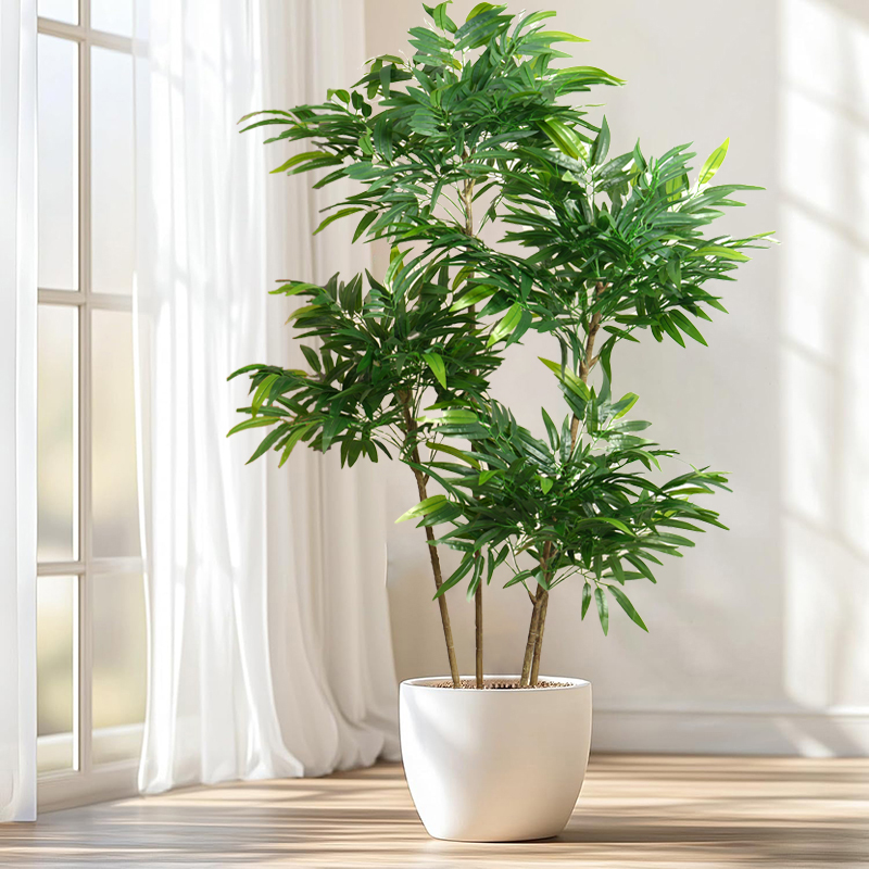 80-180cm 대형 인조 대나무 잎 나무, 가짜 야자 - Dracaena Marginata 리뷰 및 가격