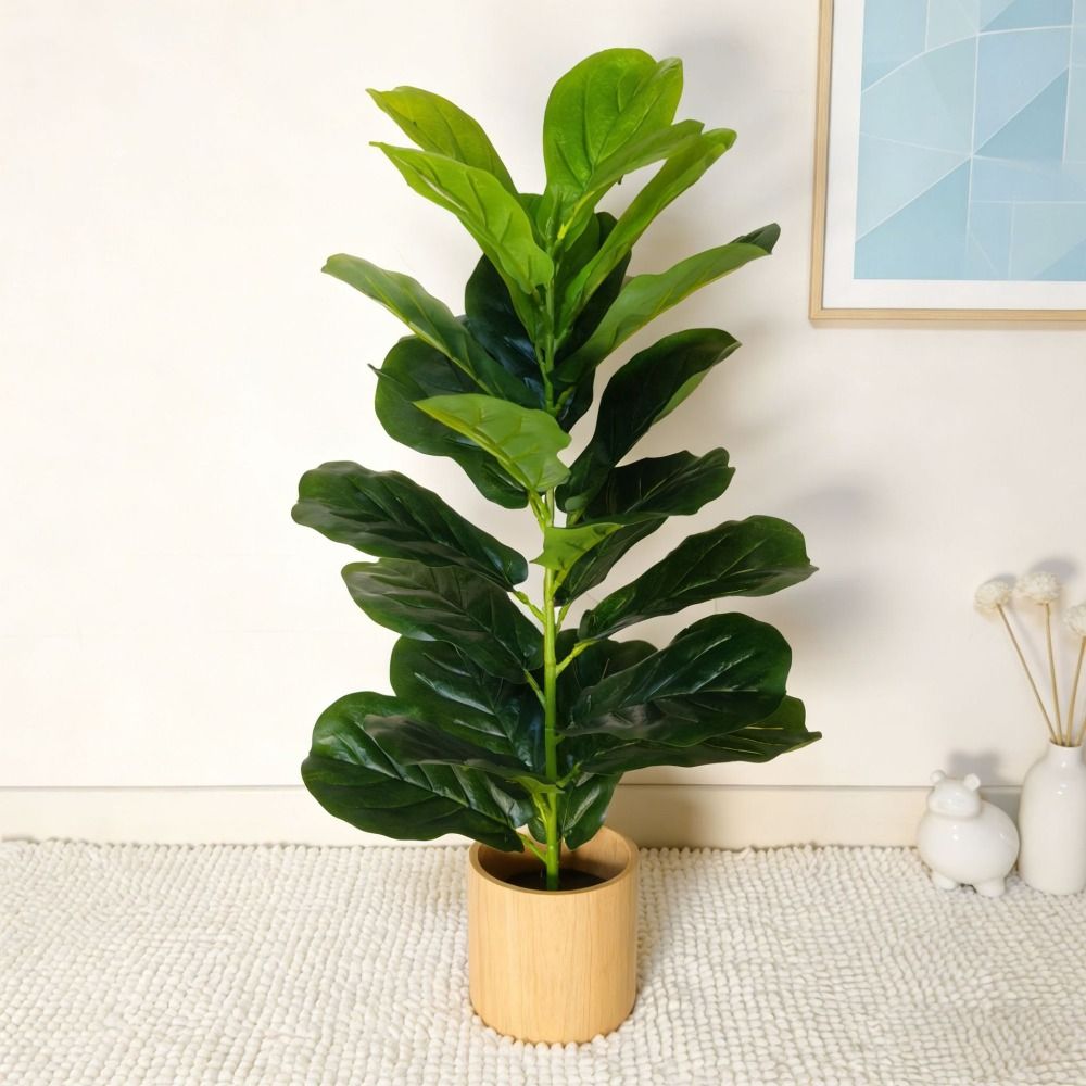 녹색 플라스틱 인조 고무나무 대형 23잎 대형 인조 고 - Dracaena Marginata 리뷰 및 가격