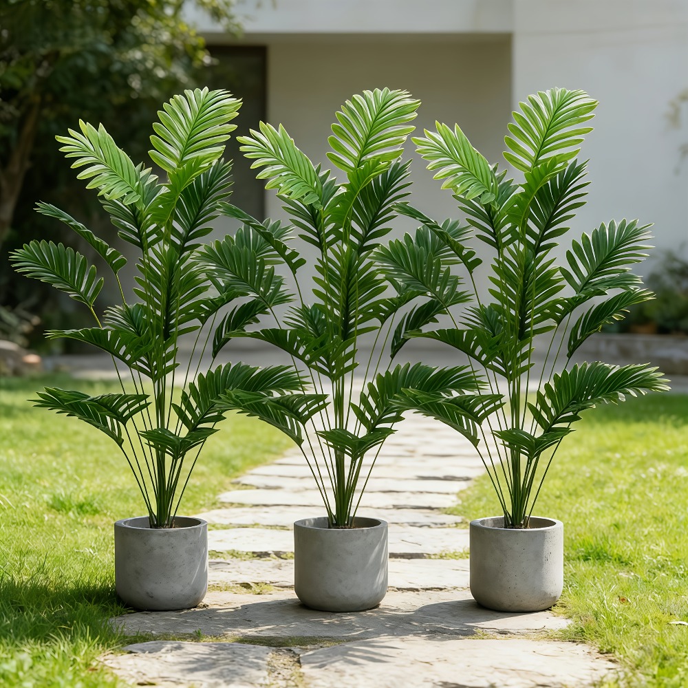 1PC 65-128CM 대형 인조 야자수 열대 녹색 잎 - Dracaena Marginata 리뷰 및 가격